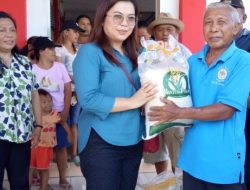 Ketua DPRD Kabupaten Mitra Pantau Pemberian Bansos Bagi 1.034 KPM di Kecamatan Pusomaen