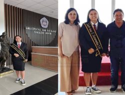 Sabrina Sarah Sumendap Sukses Raih Gelar Sarjana Hukum