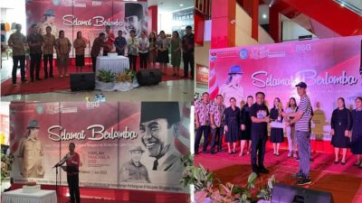 Sekda David Lalandos Resmi Buka Kegiatan Lomba HUT Mitra ke-16 dan Hari Lahir Pancasila di Kecamatan Ratahan