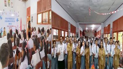 271 Siswa-Siswi Baru SMK Negeri 1 Ratahan Ikuti Masa Pengenalan Lingkungan Sekolah
