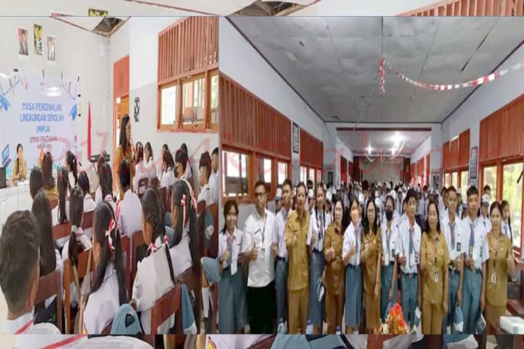 271 Siswa-Siswi Baru SMK Negeri 1 Ratahan Ikuti Masa Pengenalan Lingkungan Sekolah