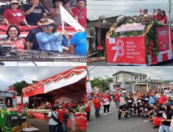 Meriahkan HUT RI ke-78, Ribuan Warga Mitra Saksikan Pawai Pembangunan Mobil Hias