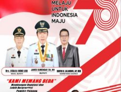 Wakili Bupati Mitra, Jani Rolos Himbau dan Mengajak Masyarakat Pasang Bendera Merah Putih dan Umbul Umbul