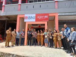 Bank BNI Launching Outlet Mini Tunjang Praktek Pelayanan Perbankan di SMK Negeri 1 Ratahan