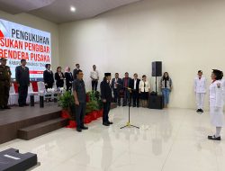 Bupati James Sumendap Kukuhkan 32 Anggota Paskibraka Mitra Tahun 2023