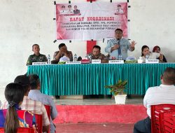 Pemerintah Kecamatan Pusomaen Gelar Rapat Koordinasi, Rolos: Rakor Sangat Penting Demi Kemajuan Desa