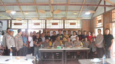 Jajaran Polres Mitra Gelar Kegiatan Kemitraan dan Jumat Curhat Bersama Wartawan