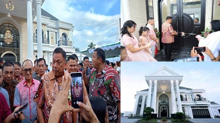 Gubernur Olly Dondokambey Hadiri Ibadah Syukur Pentahbisan Rumah Keluarga Kandoli Antou