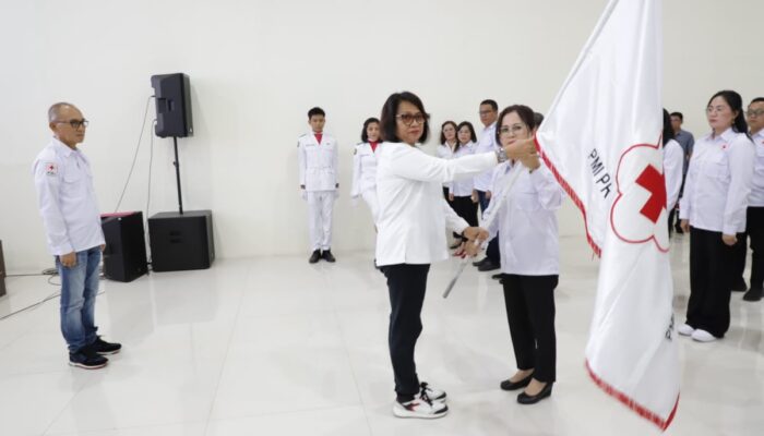 Ellen Cumentas Nahkodai PMI Kabupaten Mitra Masa Bakti 2023-2028