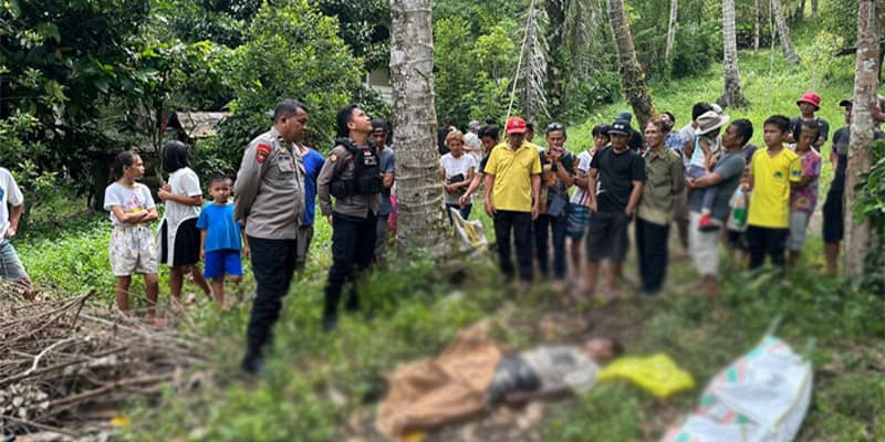 Mayat Pria Ditemukan Warga di Area Kebun Watupal