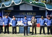 Bupati Sam Sachrul Mamonto Pimpin Apel Kerja Pasca Cuti Idul Fitri