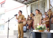 Wakili Pj Bupati Mitra, Asisten III Pimpin Apel Perdana Pasca Libur Lebaran