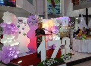 Pj. Bupati Mitra Ronald Sorongan Hadiri Ibadah HUT ke-173 Jemaat GMIM Sentrum Dame Tosuraya