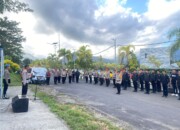 Kapolres Boltim Pimpin Apel Kesiapan Pengamanan Malam Takbiran