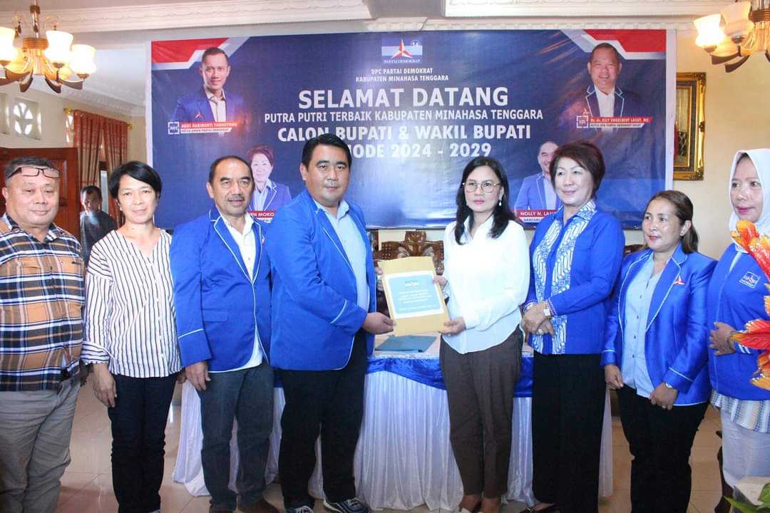 Djein Leonora Rende Resmi Daftar Calon Bupati ke Partai Demokrat