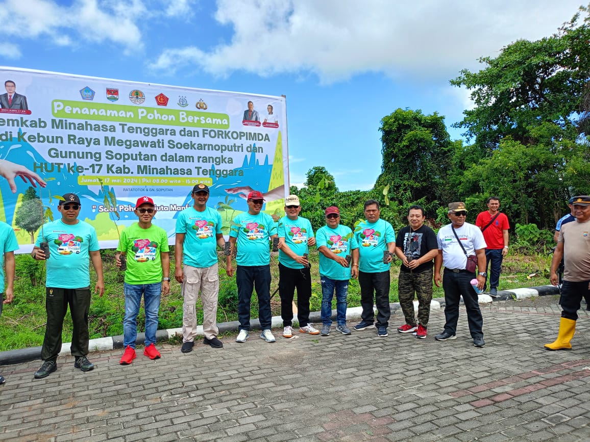 Pemkab Mitra dan Forkopimda Gelar Rally Wisata dan Penanaman Pohon Sambut HUT ke-17 Mitra