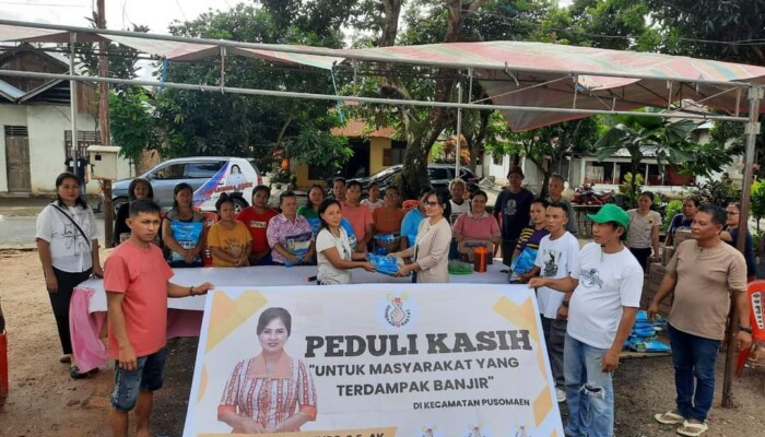 DLR Berikan Bantuan untuk Korban Banjir di Minahasa Tenggara