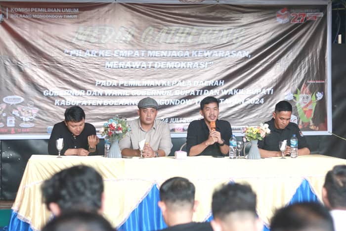 Gelar Media Gathering, Ketua KPU Boltim Pentingnya Peran Media Sebagai Pilar Keempat Demokrasi