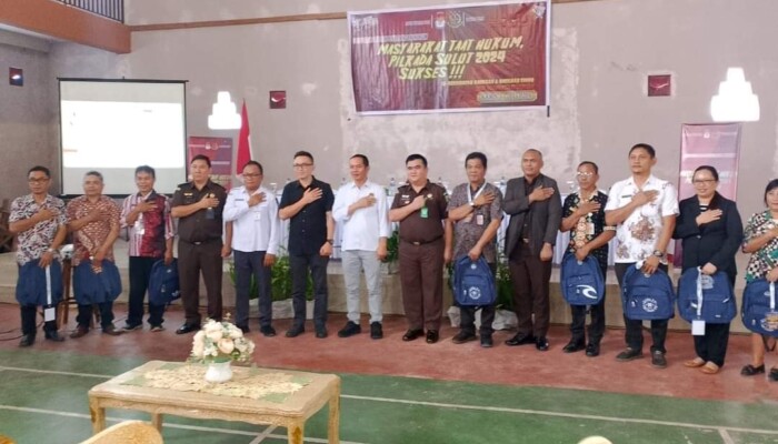 KPU Sulut dan Kejati Gelar Penyuluhan Hukum Pilkada 2024 di Minahasa Tenggara