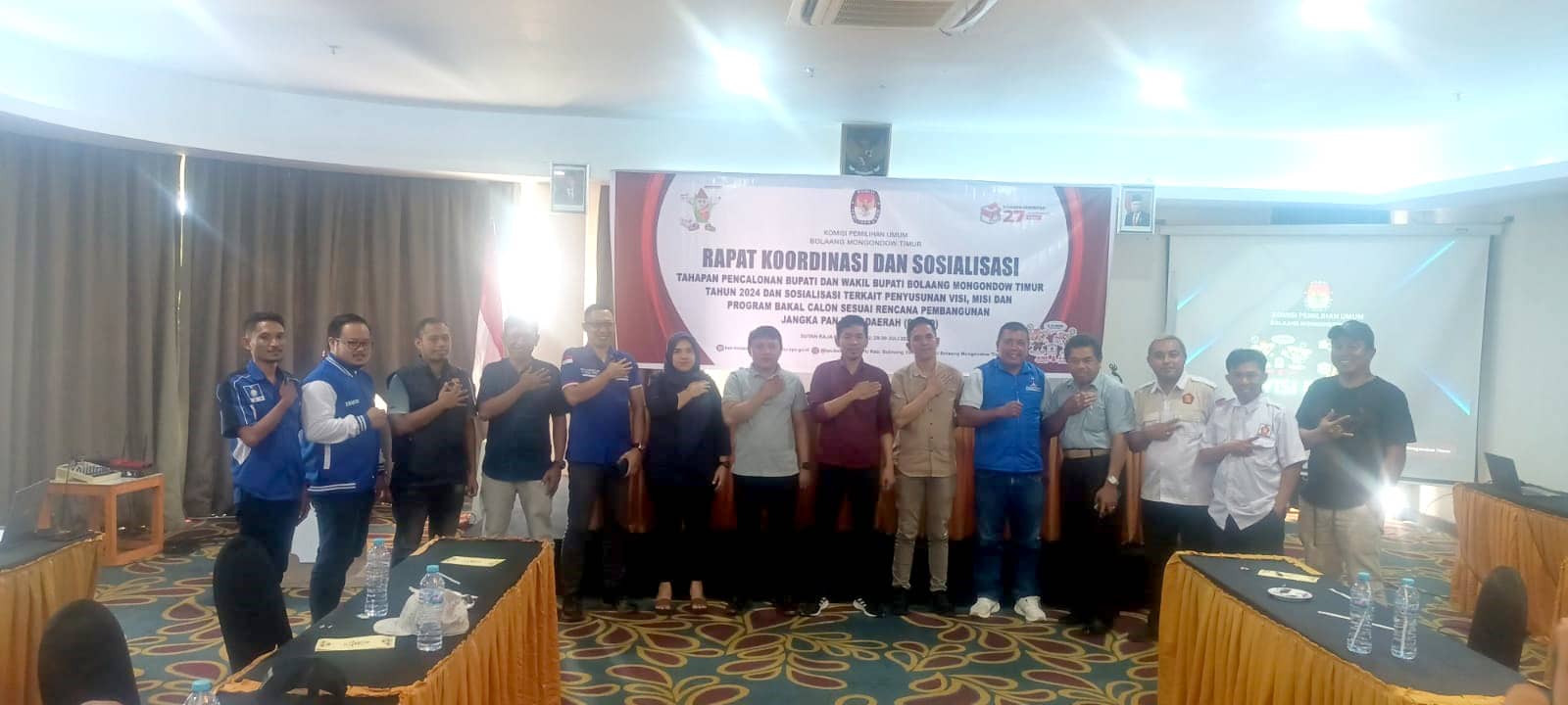 KPU Boltim Sosialisasikan Tahapan Pilkada 2024 dan RPJPD untuk Calon Kepala Daerah