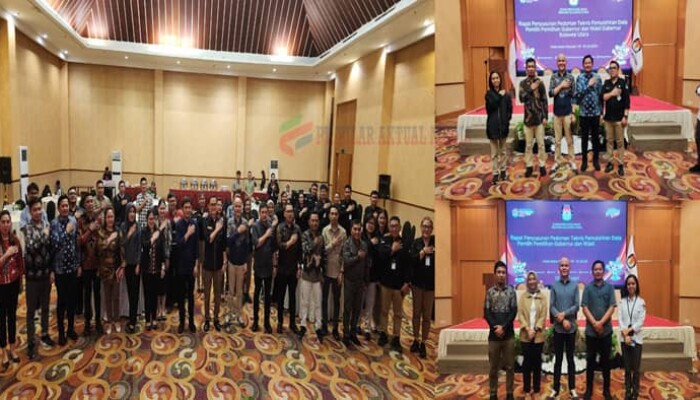 KPU Sulut Gelar Rapat Penyusunan Pedoman Teknis Pemutakhiran Data Pemilih
