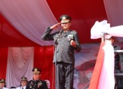 Kapolres Mitra Irup Upacara HUT Bhayangkara Ke-78