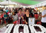 Desa Kalait Raya Peringati HUT ke-100 dengan Rekor MURI 3.000 Kacang Gula Aren