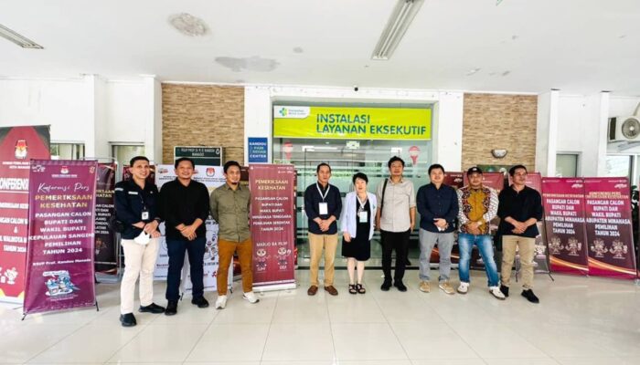 Empat Bapaslon Bupati Mitra Jalani Pemeriksaan Kesehatan, KPU dan Bawaslu Ikut Dampingi