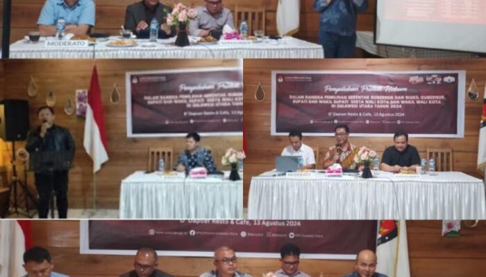 KPU Sulut Gelar Penyuluhan Produk Hukum Pemilihan Serentak 2024 di Ratahan