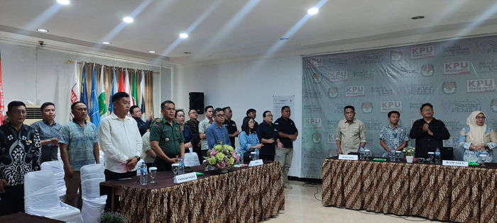 KPU Mitra Gelar Rapat Pleno Terbuka DPS untuk Pilkada Serentak 2024