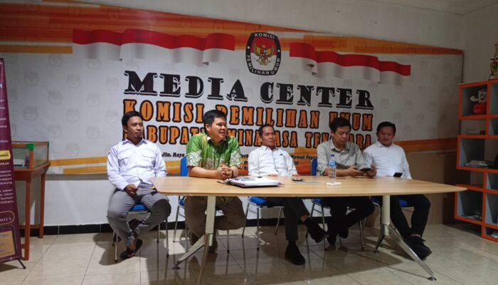 KPU Mitra Gelar Simulasi dan Media Gathering Jelang Pendaftaran Calon Bupati dan Wakil Bupati
