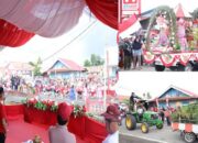 Meriahkan HUT Ke-79 RI, Mitra Gelar Pawai Pembangunan Bertema “Merdeka, Menuju Indonesia Emas”