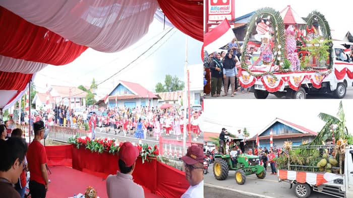 Mitra Gelar Pawai Pembangunan