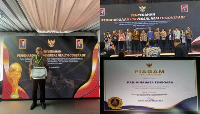 Pemkab Mitra Raih Penghargaan UHC Awards 2024