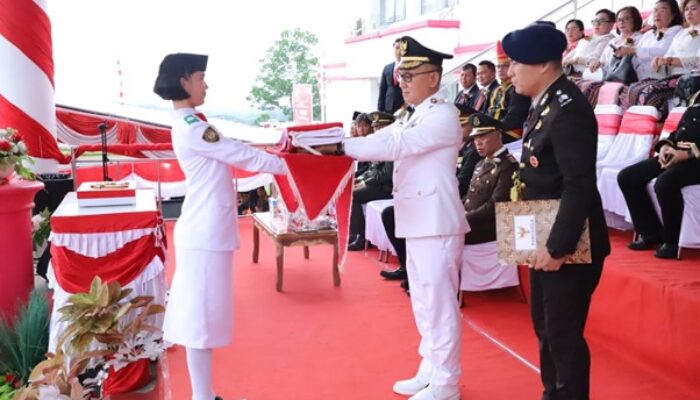 Peringati HUT RI ke-79, Pj Bupati Mitra Ronald Sorongan Ajak Masyarakat Wujudkan Indonesia Emas di Tahun 2045