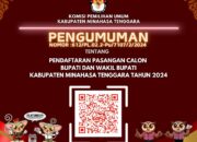 KPU Mitra Resmi Umumkan Pendaftaran Calon Bupati dan Wakil Bupati 2024