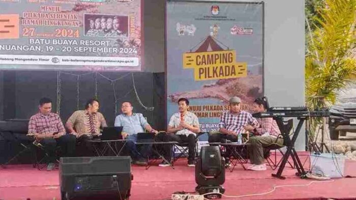 KPU Boltim Dorong Pilkada Ramah Lingkungan Lewat Camping Pilkada