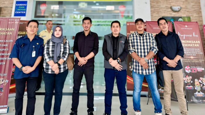 Pemeriksaan Kesehatan Calon Bupati Boltim 2024 Dimulai, KPU Pantau Langsung