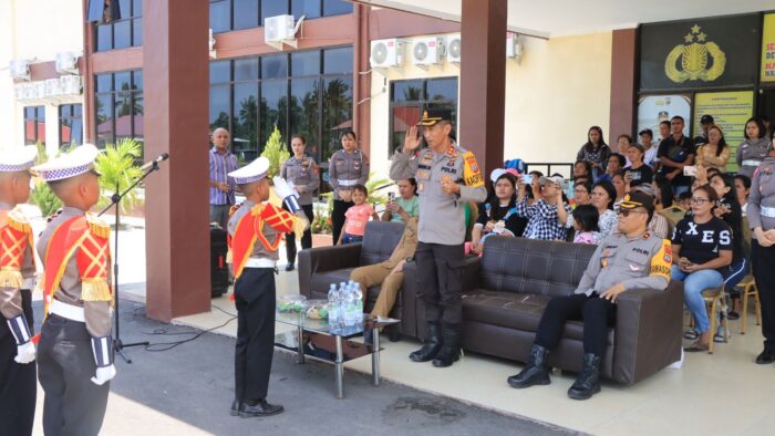 Kapolres Boltim Lepas Tim Polisi Cilik untuk Lomba Se-Polda Sulut