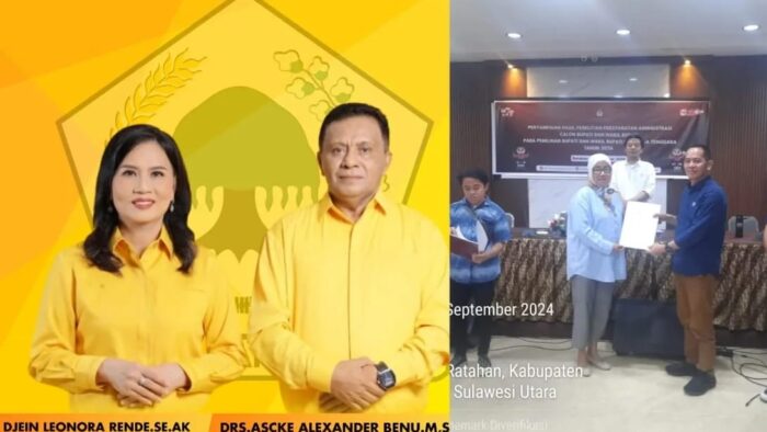 KPU Mitra Nyatakan Dokumen Paslon Djein Leonora Rende dan Ascke Benu Memenuhi Syarat
