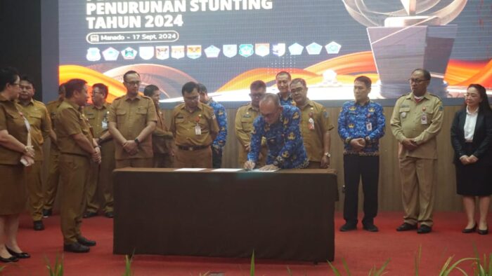 Pj Bupati Mitra Ikuti Rapat Koordinasi Percepatan Penurunan Stunting se-Sulawesi Utara
