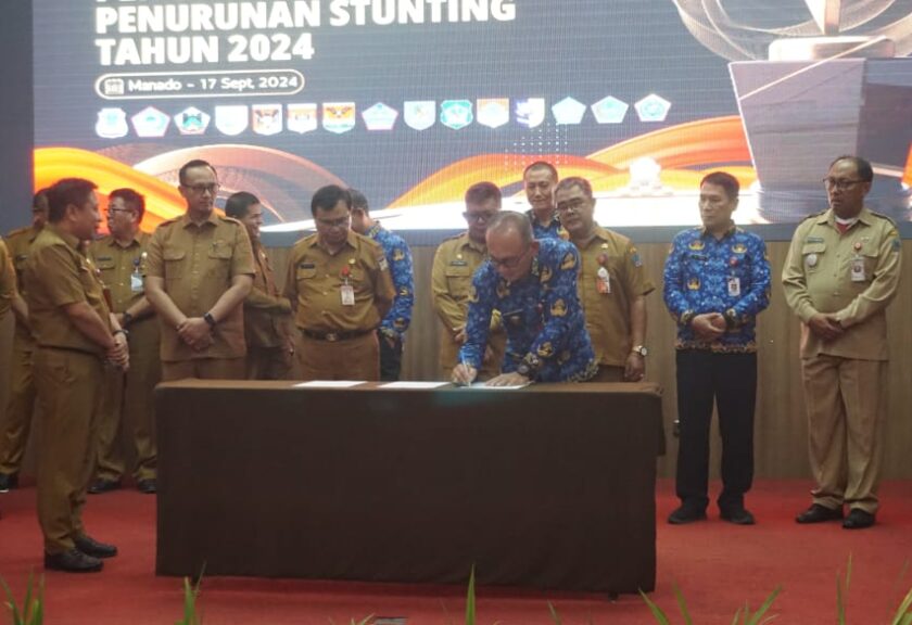 Pj Bupati Mitra Ikuti Rapat Koordinasi Percepatan Penurunan Stunting se-Sulawesi Utara