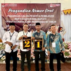 Oppo-Argo Raih Nomor Urut 1, Siap Menangkan Pilkada Boltim 2024
