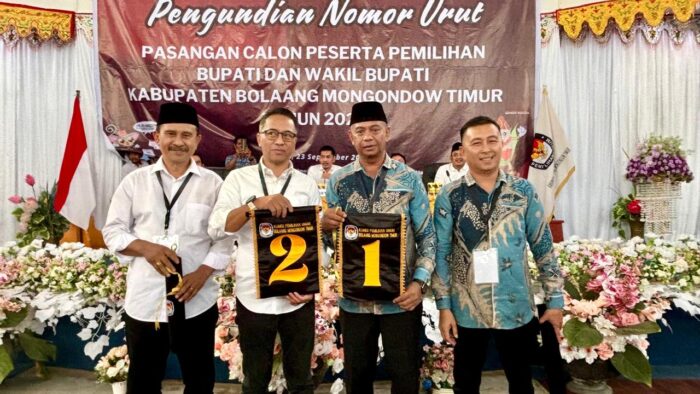 Oppo-Argo Raih Nomor Urut 1, Siap Menangkan Pilkada Boltim 2024