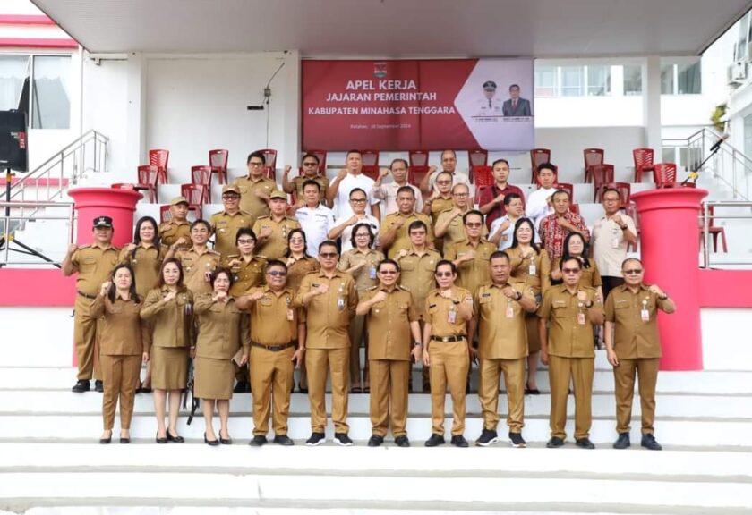 Pj Bupati Mitra Pimpin Apel Kerja Perdana, Tekankan Kekompakan dan Kebersihan Lingkungan