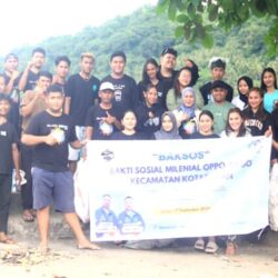 Millenial Oppo-Argo Gelar Aksi Bersih Pantai Bulawan-Kotabunan