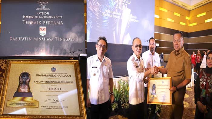 Pemkab Mitra Raih Paritrana Award 2023