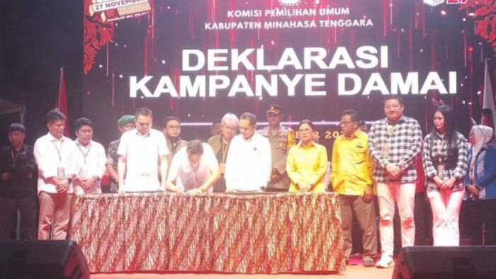 KPU Mitra Resmi Buka Tahapan Kampanye Pilkada 2024 dengan Deklarasi Damai