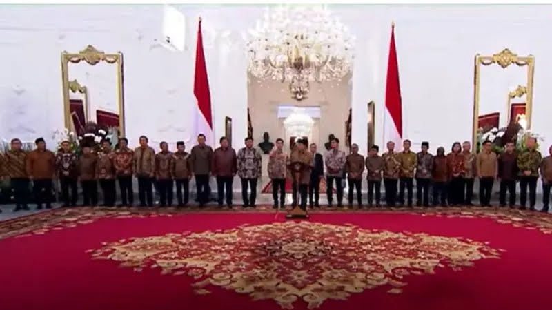 Prabowo Subianto Perkenalkan Kabinet Merah Putih di Istana Negara, Siapa Saja Mereka?