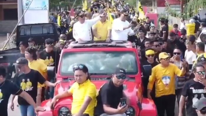 Ribuan Massa PYR-FAM Padati Kampanye di Kecamatan Modoinding